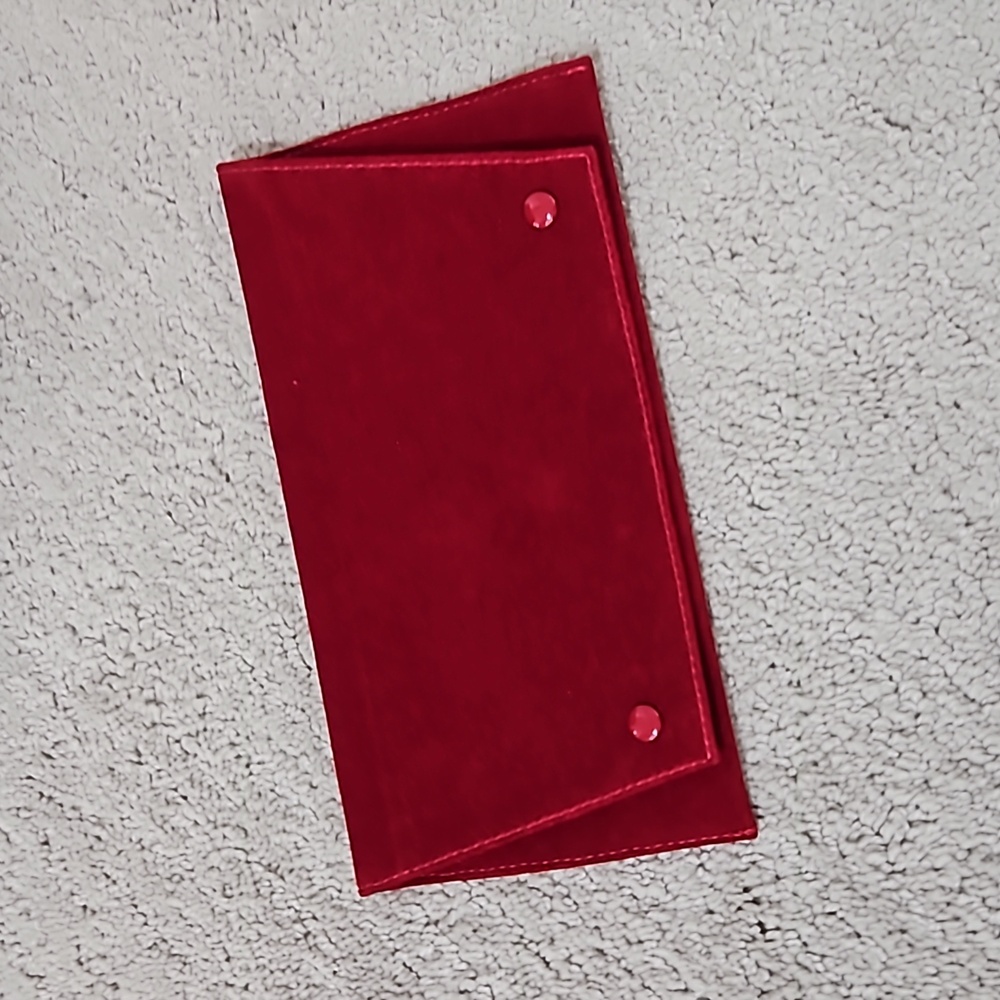 Cartier Red Velvet Jewelry/ Watch Pouch NEW!!